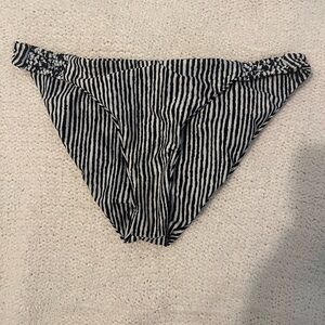 Striped bikini bottoms